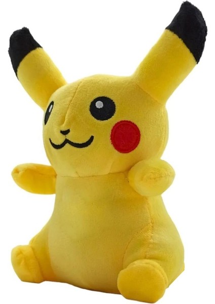 Ithal Kumaş Pokemon Go Pikachu Pikaçu Anime Figür Peluş Oyuncak Uyku & Oyun Arkadaşı 20 Cm.