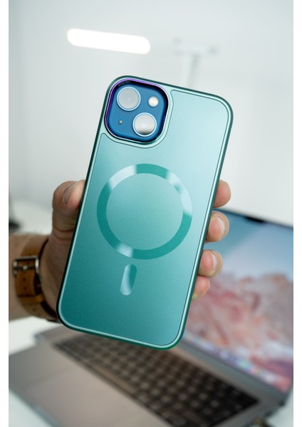 Apple iPhone 12 Pro Max Magsafe Şık Yaz Modası Kılıf Voystl Kapak