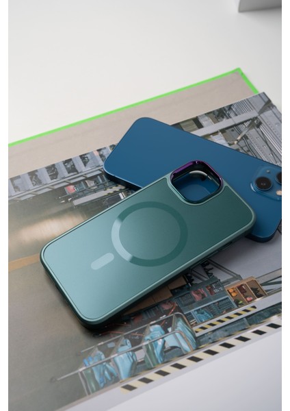Apple iPhone 12 Pro Max Magsafe Şık Yaz Modası Kılıf Voystl Kapak