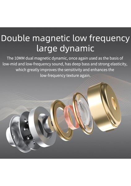 Dq6 3.5mm Kablolu Kulak Içi Kulaklıklar 3dd Dinamik (Yurt Dışından)