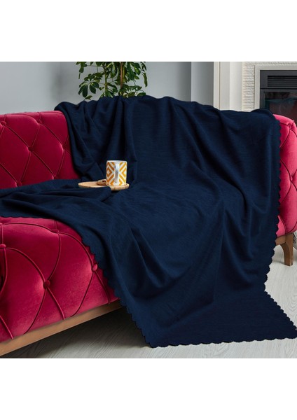 Kaymaz Koltuk Örtüsü Çift Taraflı Mikrofiber Şönil 175x300 cm Lacivert – Kedi Köpek ve Çocuk Dostu modelleri
