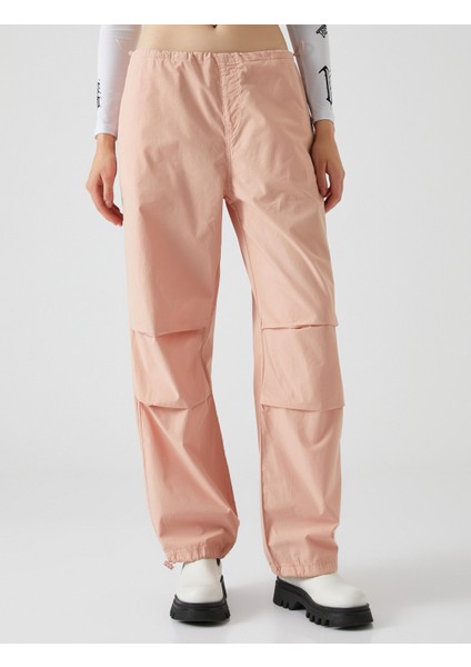 Paraşüt Pantolon Cep Detaylı Lastikli Stoperli Pamuklu modelleri