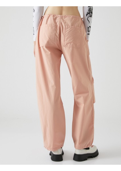 Paraşüt Pantolon Cep Detaylı Lastikli Stoperli Pamuklu fırsatları
