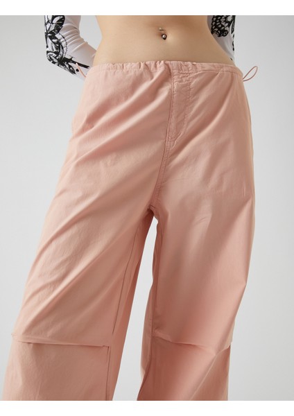 Paraşüt Pantolon Cep Detaylı Lastikli Stoperli Pamuklu indirimleri