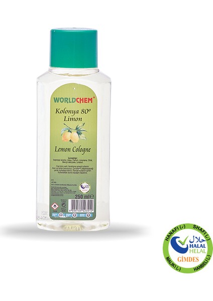 Limon Kolonyası 250ML Helal Ürün