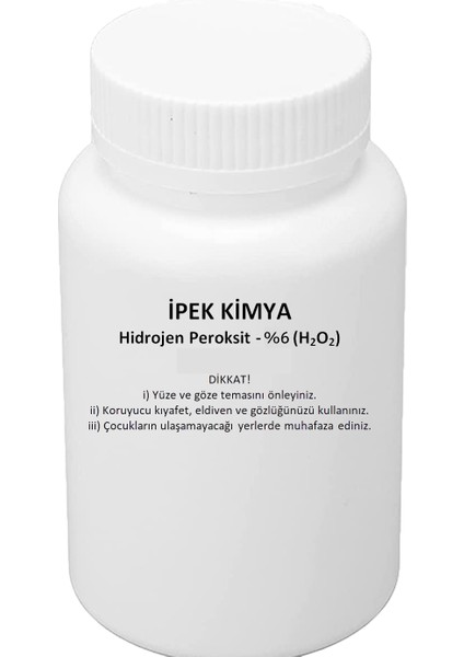 Ipek Kimya Hidrojen PEROKSİT|(%6)|100 gr