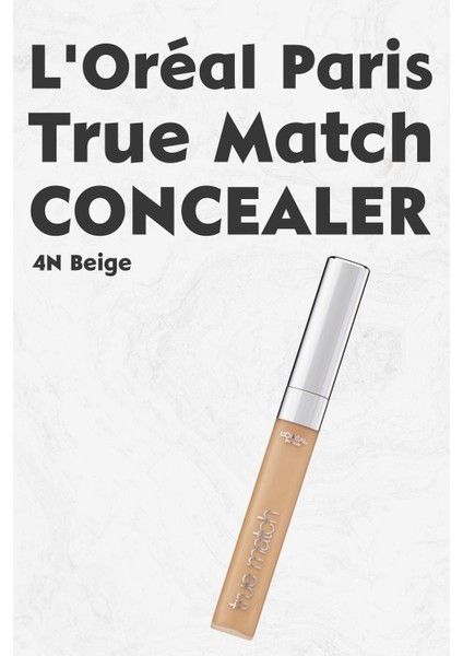 Loreal Paris True Match Concealer 4n Beige