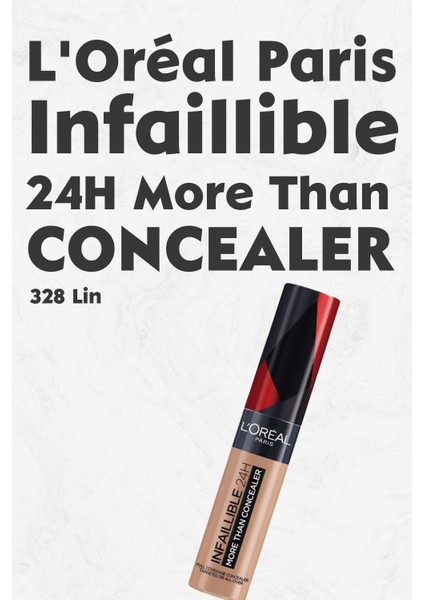 L'Oréal Paris Loreal Paris Infaillible 24H More Than Concealer 328 Lin