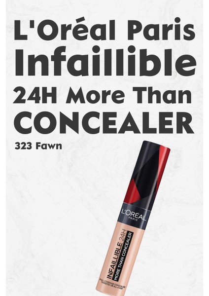 Loreal Paris Infaillible 24H More Than Concealer 323 Fawn