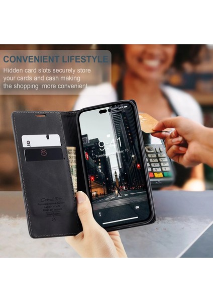 For Apple iPhone 12 Kart Yuvası Çevirmek Pu Cep Telefonu Kılıfları (Yurt Dışından) indirimleri