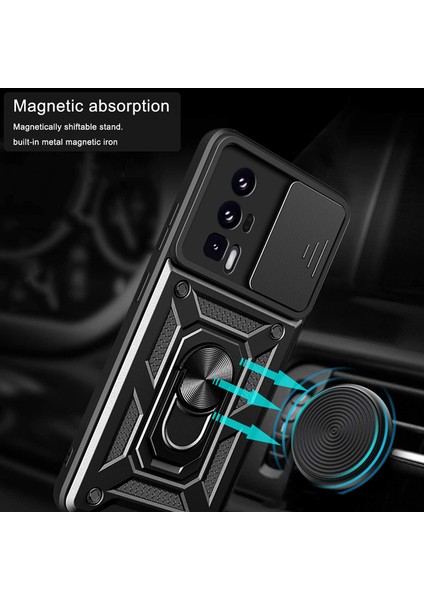For Xiaomi Redmi Note 10 Pro Slayt Kapağı Pencereyi Itin Zırh Ağır Koruma Cep Telefonu Kılıfları (Yurt Dışından)