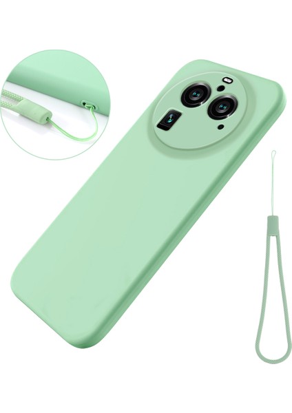 Oppo Find X6 Pro Sıvı Silikon Kapağı Yumuşak Astar Telefon Kılıfı (Yurt Dışından)