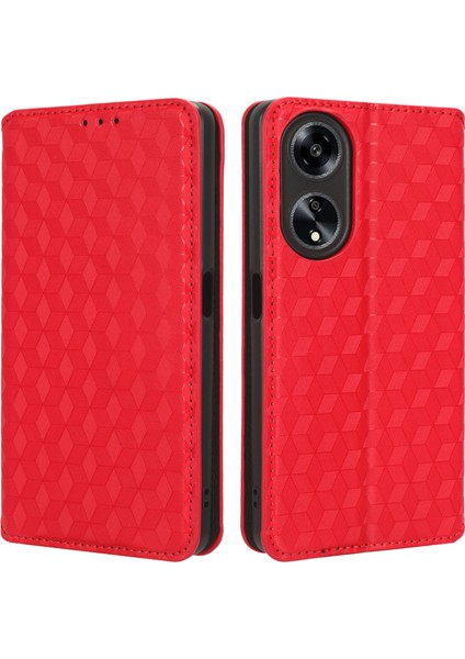 Oppo A98 5g / F23 5g / A1 5g Pu Deri Deri Stand Vaka Stand Kapağı Telefon Kılıfı (Yurt Dışından)