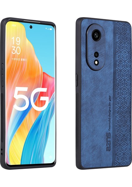 Oppo A1 Pro 5g Bump Düzeltili Pu Deri Kapalı Tpu Kapak Telefon Kılıfı (Yurt Dışından)