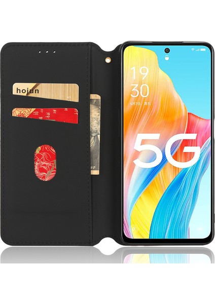 Oppo A98 5g / F23 5g / A1 5g Pu Deri Deri Stand Vaka Stand Kapağı Telefon Kılıfı (Yurt Dışından) fiyatları