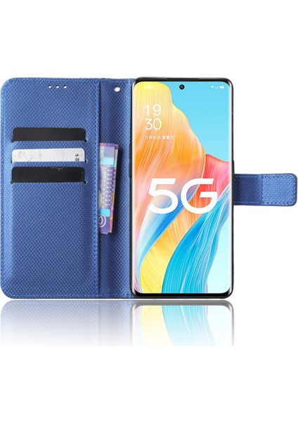 Oppo A1 Pro 5g Elmas Doku Pu Deri Dergi Katlanabilir Stand Cüzdan Damla Geçirmez Akıllı Telefon Kılıfı (Yurt Dışından) fiyatları