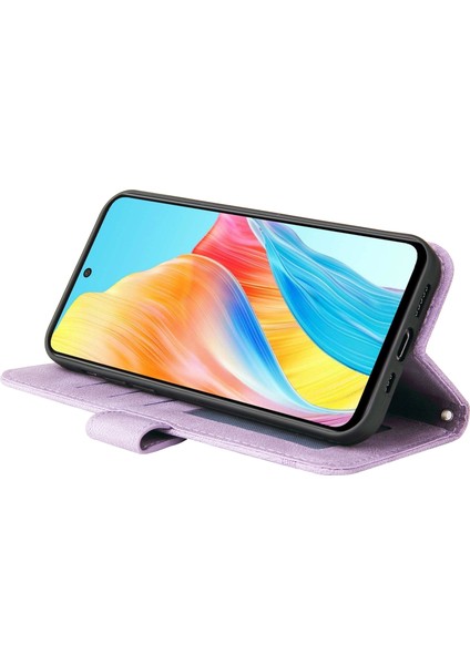 Oppo A1 5g Damla Geçirmez Pu Deri Stand Cüzdan Telefon Kılıfı (Yurt Dışından)