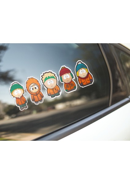 Sticker Master Sticker Master South Park Motorsiklet, Kask,laptop ve Araç Sticker Çıkartma 20X6 cm