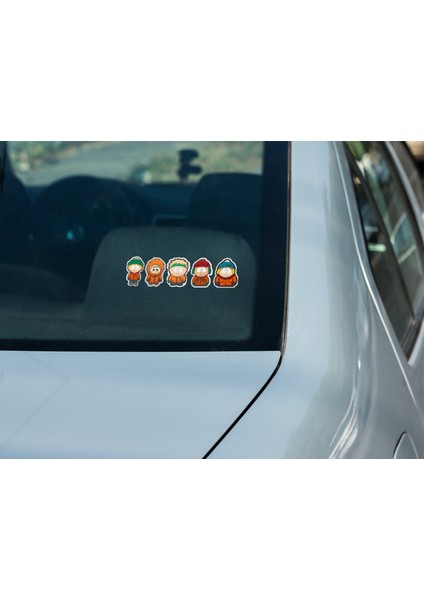 Sticker Master Sticker Master South Park Motorsiklet, Kask,laptop ve Araç Sticker Çıkartma 20X6 cm