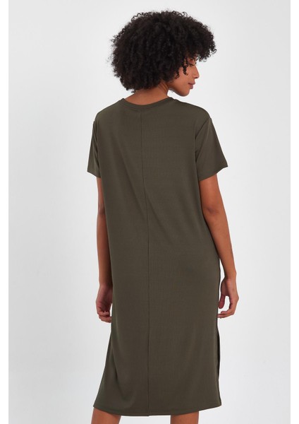 Yırtmaçlı Basic Elbise (B23-00115) fırsatları