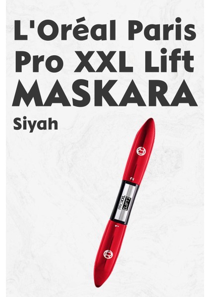 Loreal Paris Pro Xxl Lift Maskara Siyah