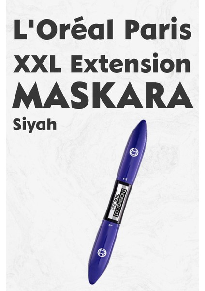 Loreal Paris Pro Xxl Extension Maskara Siyah