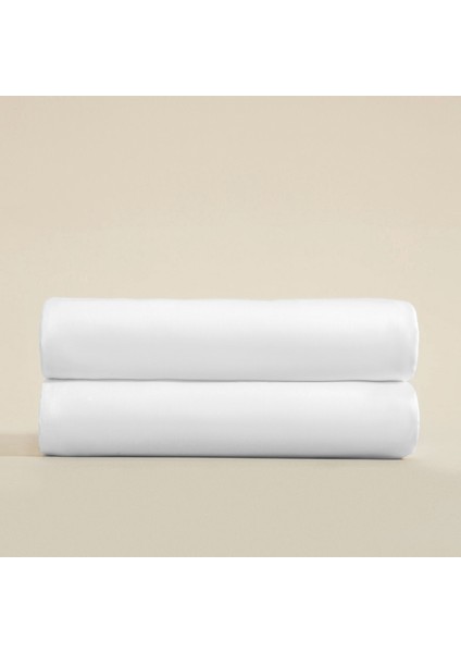 Tek Kişilik Lastikli Çarşaf 100 x 200 cm Beyaz