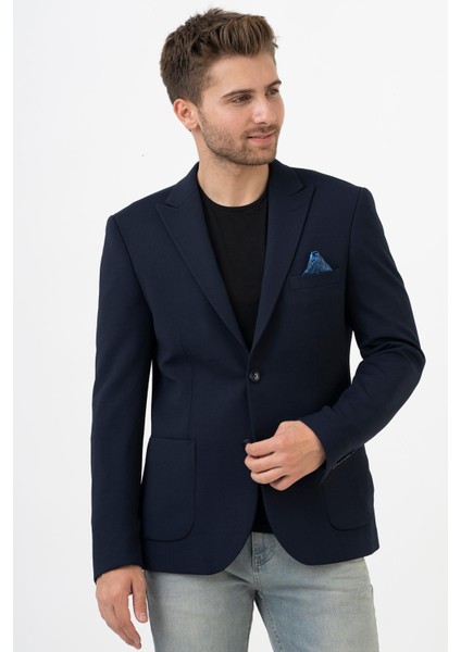 MONTERREY,C192 Regular Fit 6 Drop Likralı Ceket Desenli