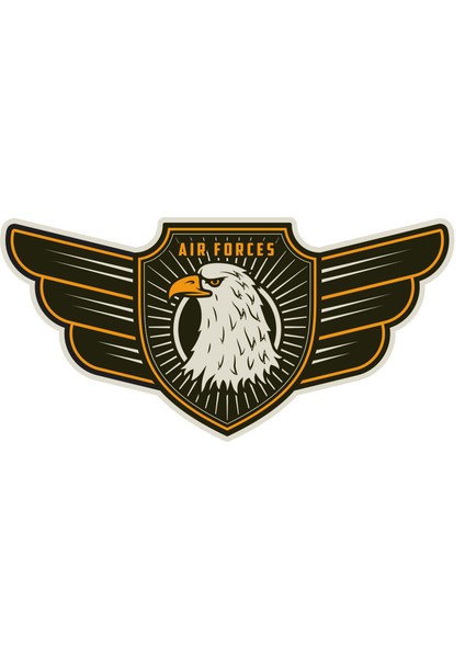 Air Forces Eagle Oto Sticker