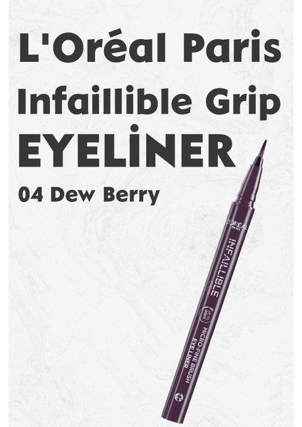 L'Oréal Paris Loreal Paris Infaillible Eyeliner 04 Dew Berry