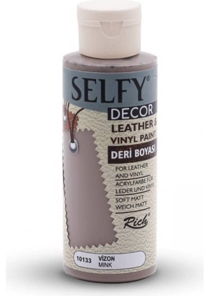 Selfy Decor Deri Boyası 120 cc 10133 Vızon