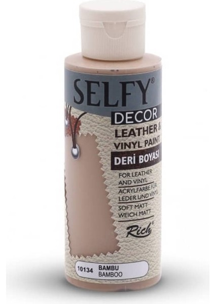 Selfy Decor Deri Boyası 120 cc 10134 Bambu
