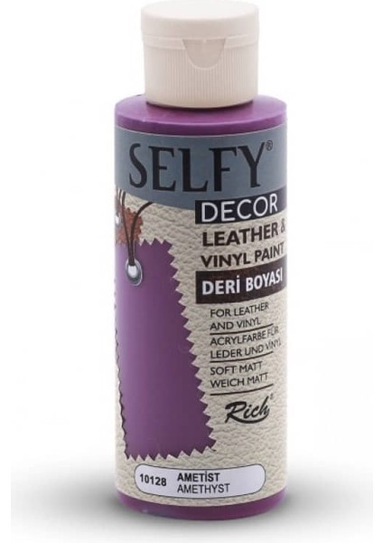 Selfy Decor Deri Boyası 120 cc 10128 Ametıst