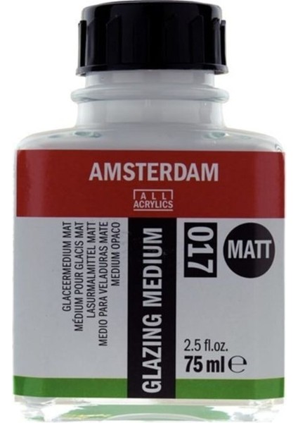 : Glazing Medium : Matt : 017 : 75 ml