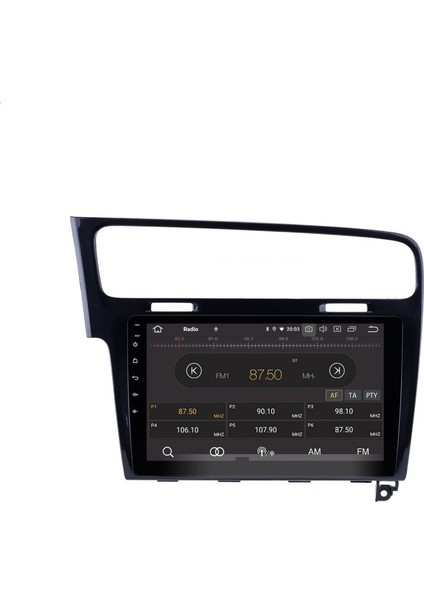 Volkswagen Golf 7 Android 6gb Ram 128GB Rom Carplay 8 Çekirdek Navigasyon Multimedya Oto Teyp