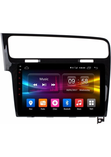 Volkswagen Golf 7 Android 6gb Ram 128GB Rom Carplay 8 Çekirdek Navigasyon Multimedya Oto Teyp