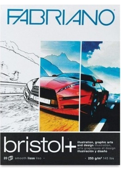 Bristol-Markör Defter 250GR. - 20YP. - A3 214292