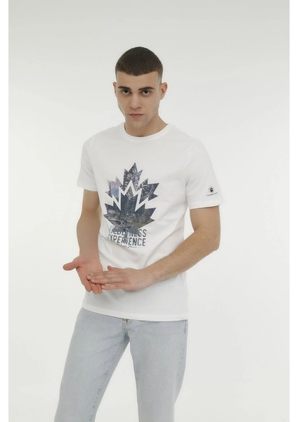 3m ml New York 11OTBL01 3fx Beyaz Erkek Tshirt