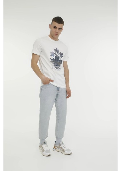 3m ml New York 11OTBL01 3fx Beyaz Erkek Tshirt