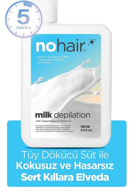 Milk Depilation Men Tüy Dökücü Süt Erkek 100 ml