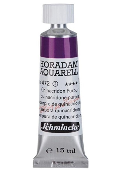 : Horadam Aquarell Artist : Tüp Sulu Boya : 15 ml : Seri 2 : 472 Quinacridone Purple