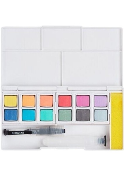 : Pastel Shades Sulu Boya Seti : 12 Renk modelleri