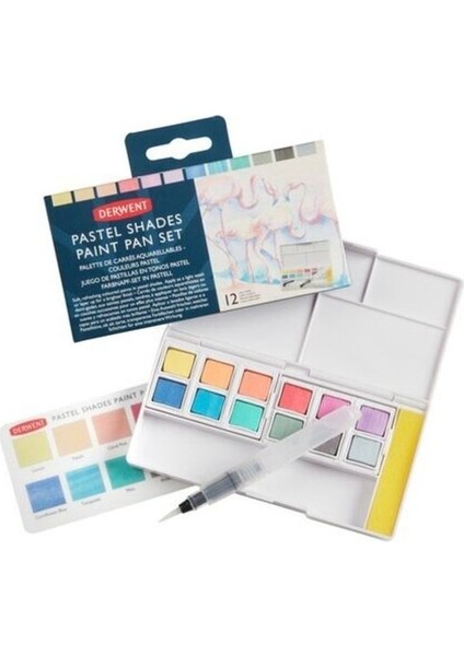 : Pastel Shades Sulu Boya Seti : 12 Renk indirimleri