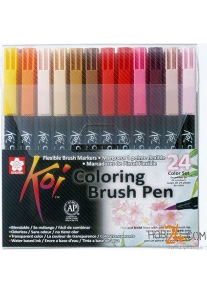 24'lü Koi Colour Fırça Uçlu Kalem Seti