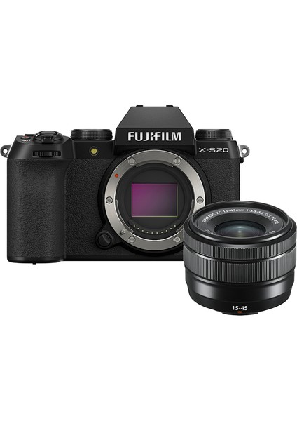 X-S20 Siyah + XC15-45MM Kit