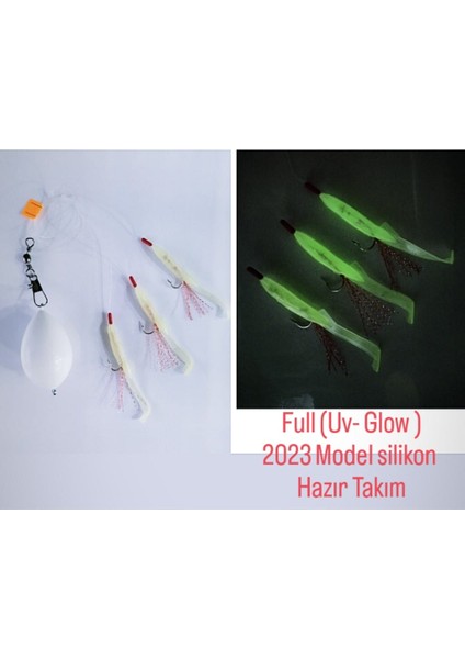 2023 Model Full ( Uv - Glow ) Top Arkası Silikon Hazır Takım