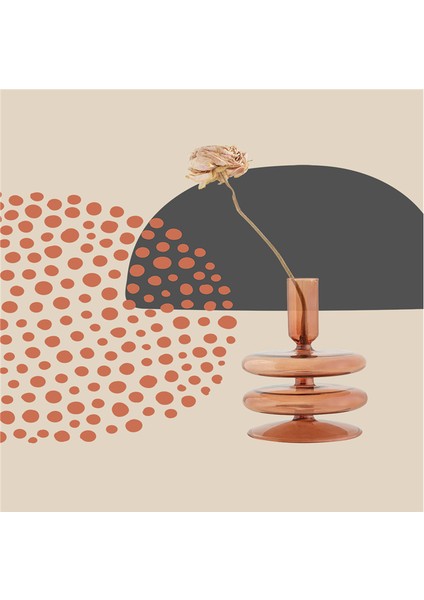 Soyut Çiçek Yaprak ve Objeler Doğal Taş Bardak Altlığı 4'lü Set - Natural Stone Coasters