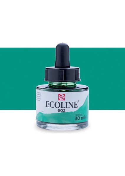 Ecoline Sıvı Suluboya Mürekkep 30ML Deep Green 602