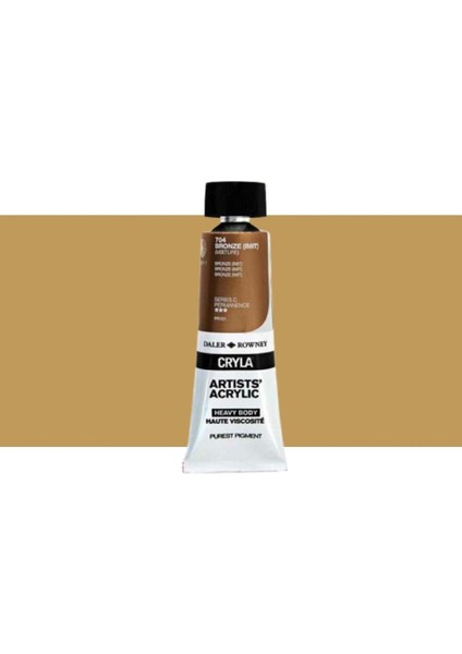 Cryla Heavy Body Artists' Akrilik Boya 75ML N:704 Bronze (Imit.)