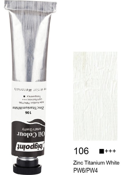 Fine Artist's Yağlı Boya 45 ml Zinc Titanium White 106